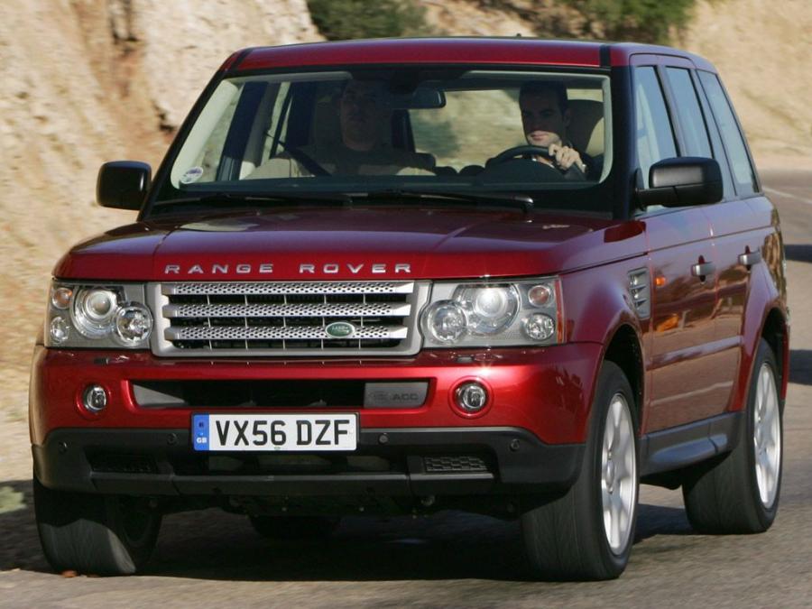 Land Rover range Rover Sport 2005 экран