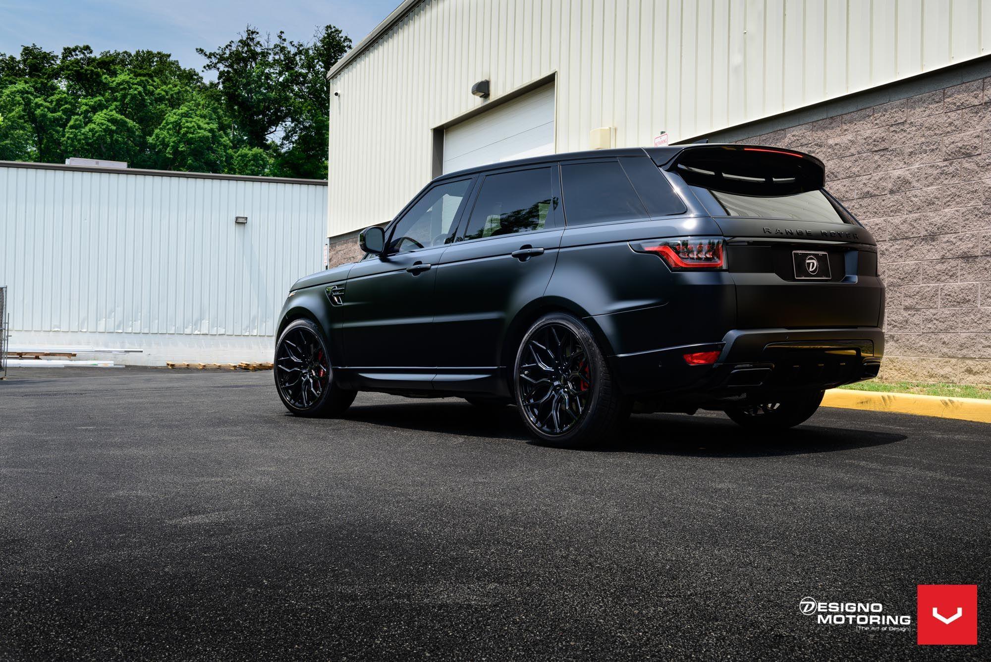 Land Rover Range Rover Matte Black by Designo Motoring on Vossen Wheels ...