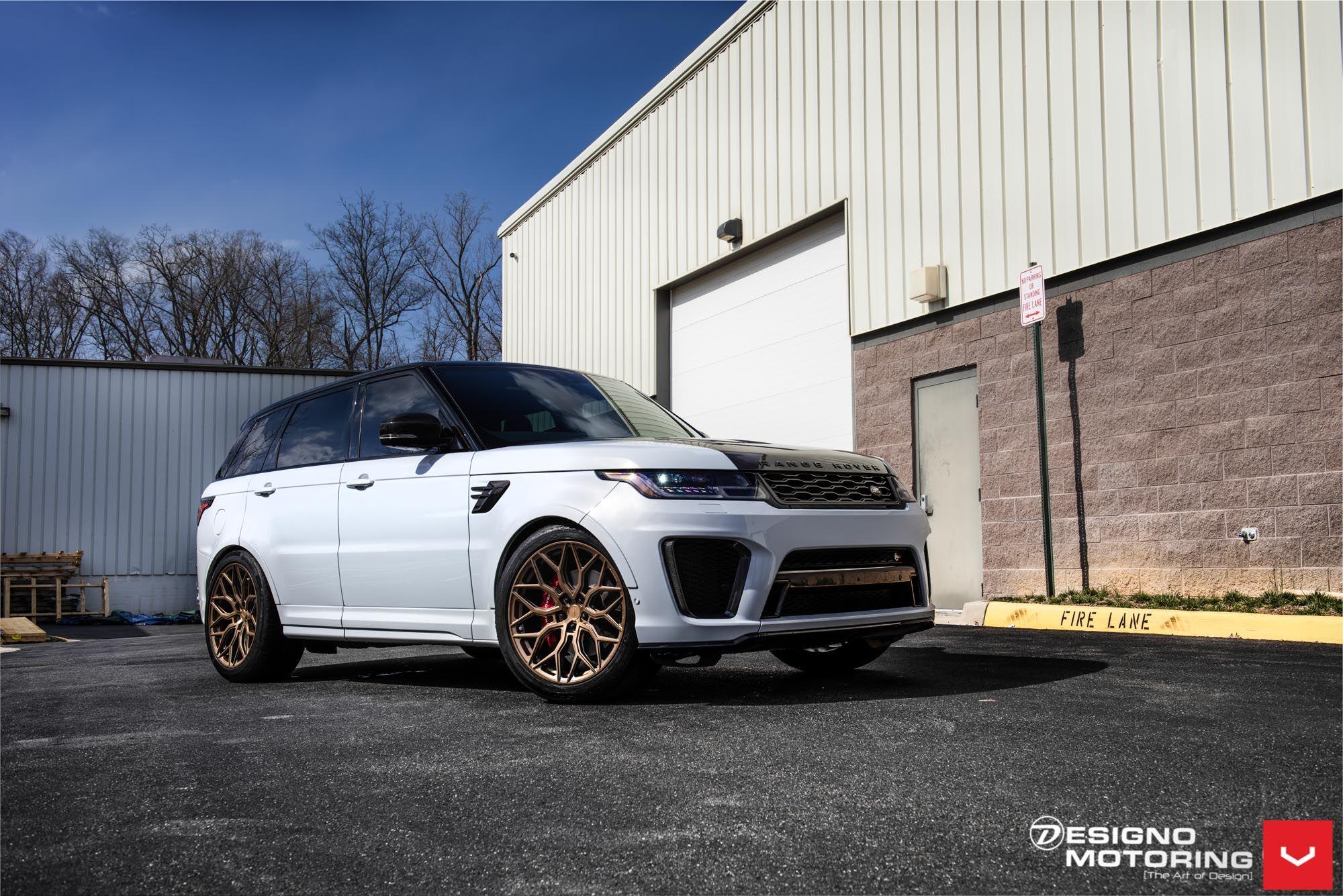 Land Rover Range Rover Sport SVR by Designo Motoring on Vossen Wheels ...