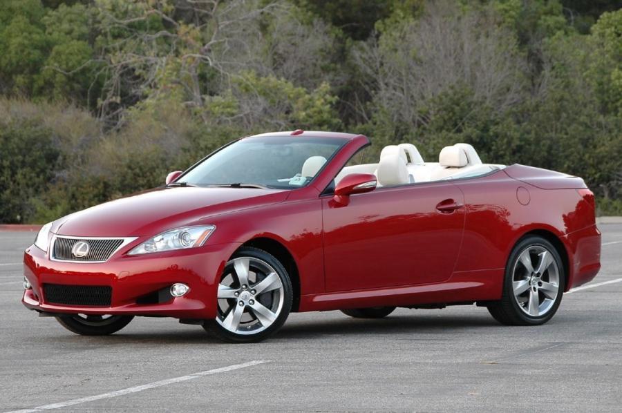 Lexus sc430 кабриолет красный