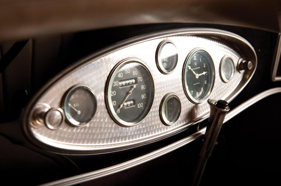 Панель приборов Lincoln Model KB Coupe by Judkins (244-B) 1932 года (фото 2...