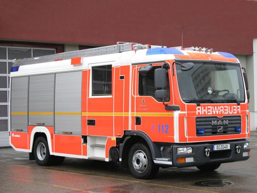 Пожарные автомобили man Rosenbauer