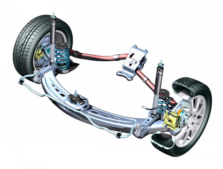 Задняя подвеска полузависимая торсионная балка