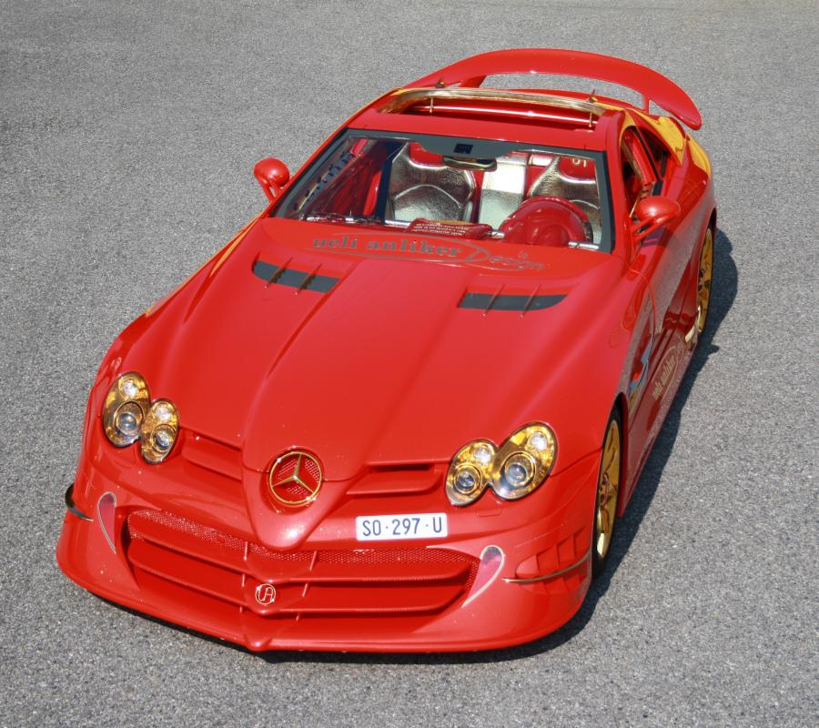 Mercedes Benz SLR MCLAREN 999 Red