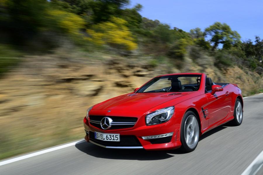 Mercedes Benz sl63 AMG Cabrio Red