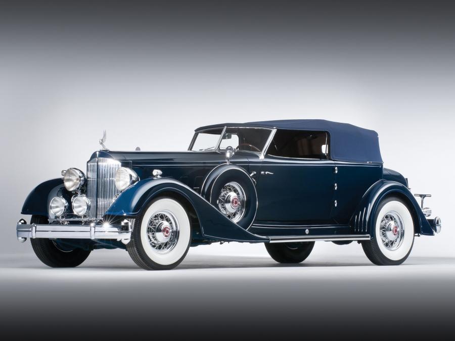 1933 Packard Twelve Convertible Victoria