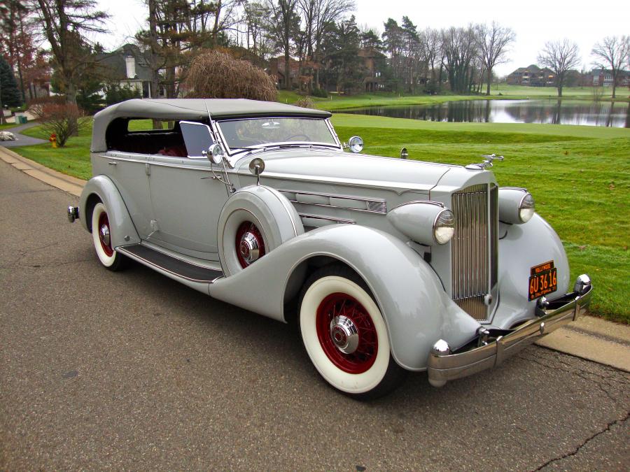 Автомобиль 36. Авто Паккард 1935. 1935 Packard Phaeton. 1935 Packard Twelve. Packard Twelve Phaeton.