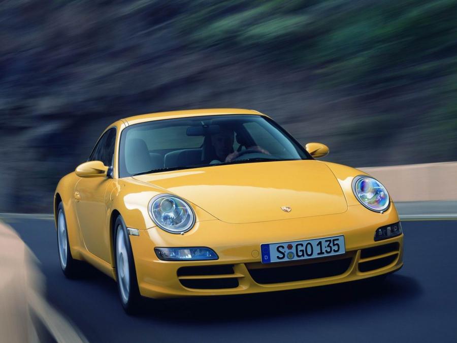 Porsche 911 Carrera Yellow