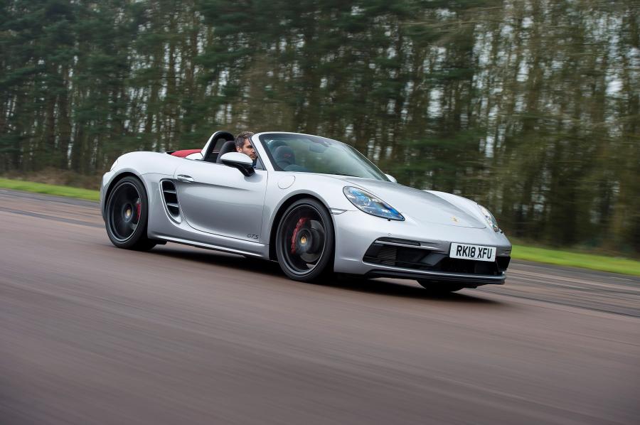 Porsche 718 Boxster Yellow