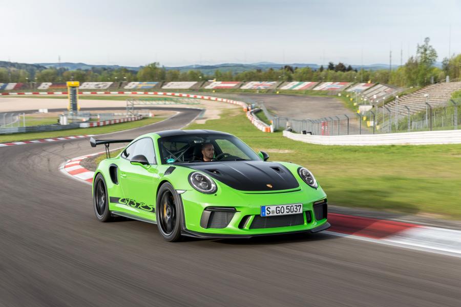 Porsche 911 gt3 RS 2018 Р·РµР»РµРЅС‹Р№