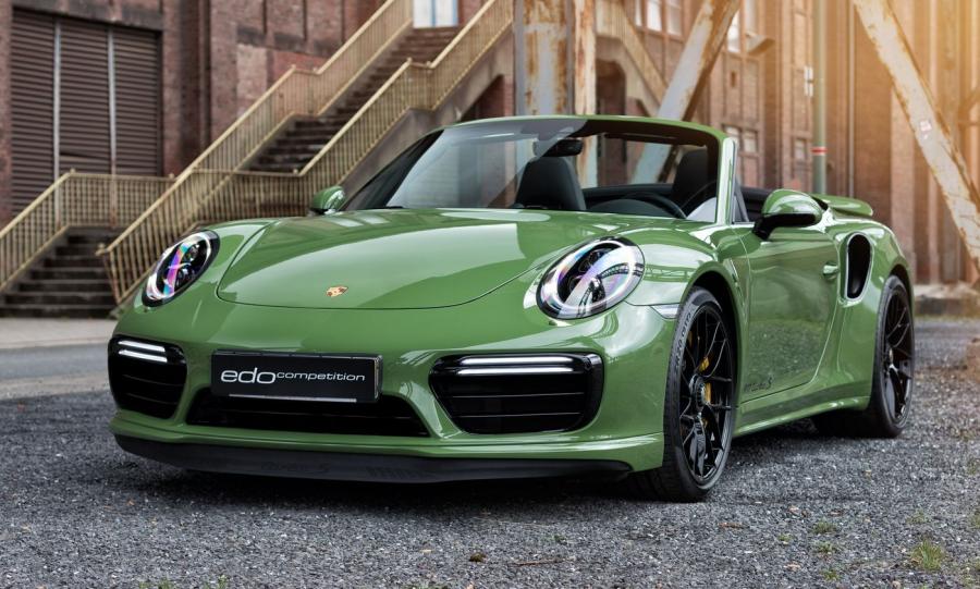 Olive Green Porsche