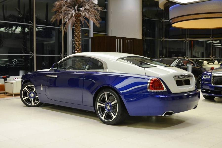 Rolls Royce Wraith РіРѕР»СѓР±РѕР№