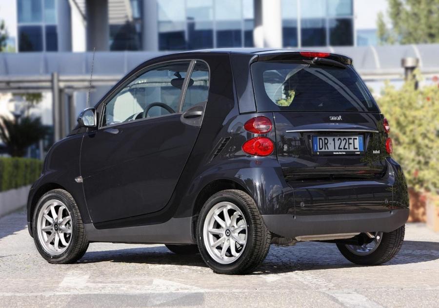 Smart Fortwo 2008 чёрно крастный