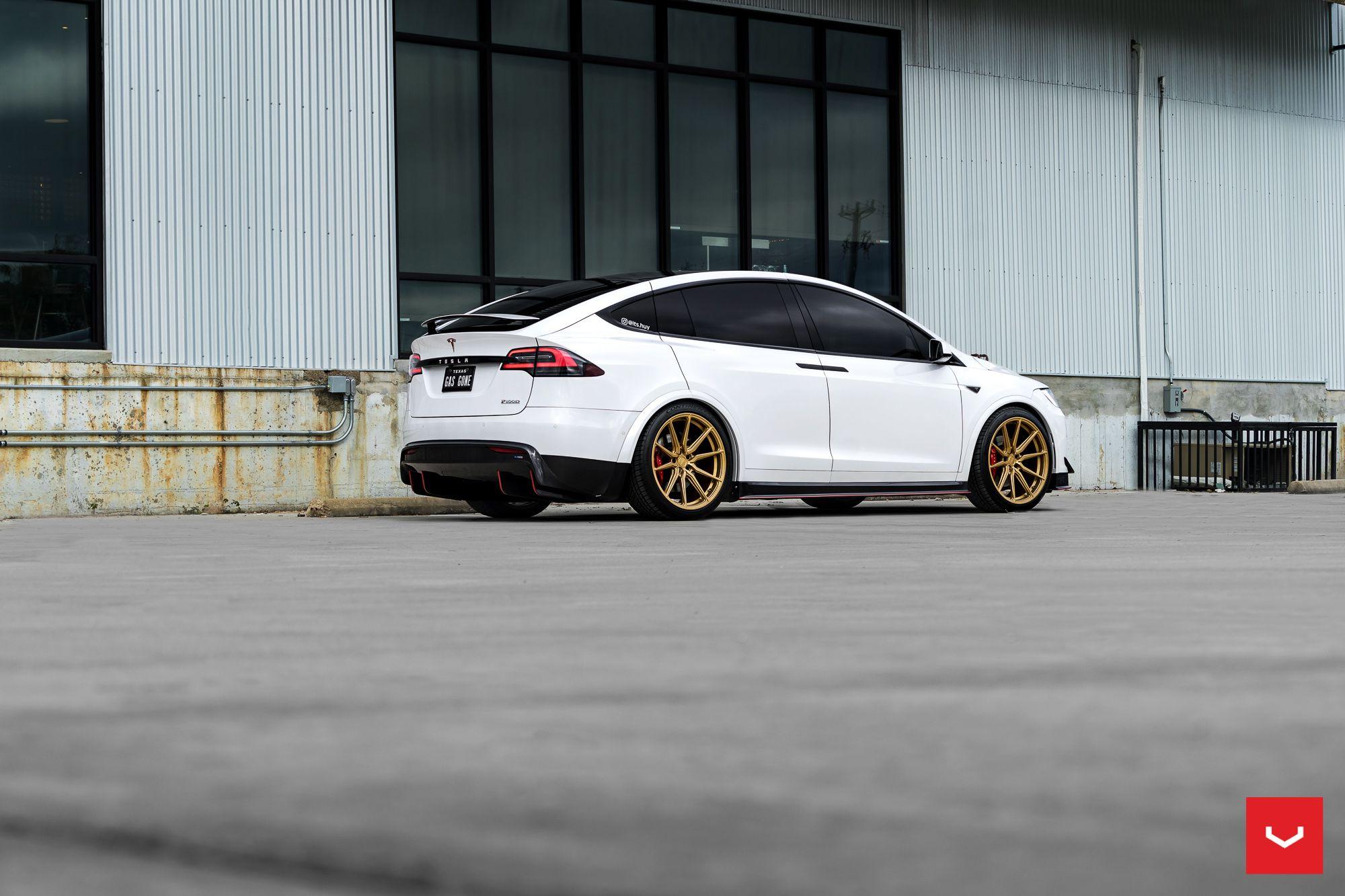 Tesla Model X P100D on Vossen Wheels (HF-3) 2019 года выпуска. Фото 6 ...