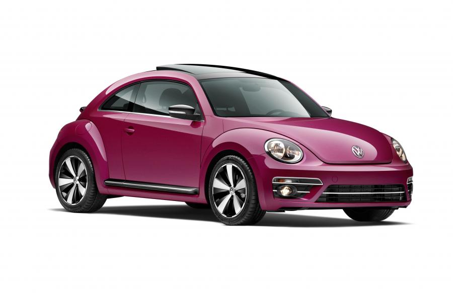 Pink Volkswagen Beetle