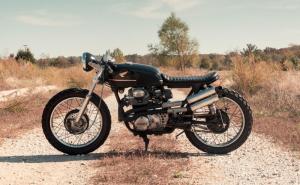 JMS Custom: кафе рейсер Honda CL350