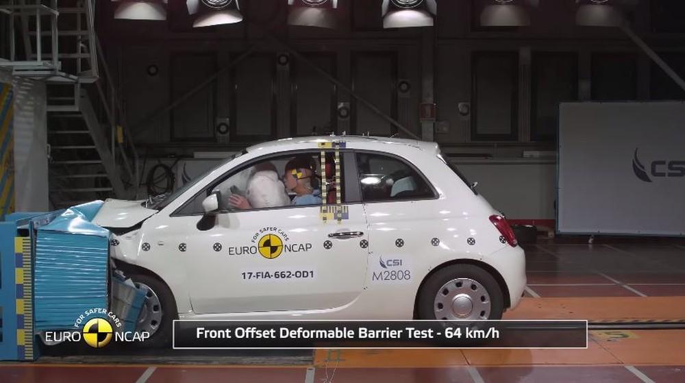 Результаты новых краш-тестов Euro NCAP: Fiat 500