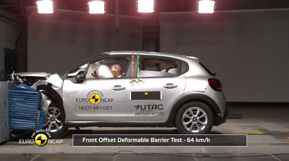 Результаты новых краш-тестов Euro NCAP: Citroen C3