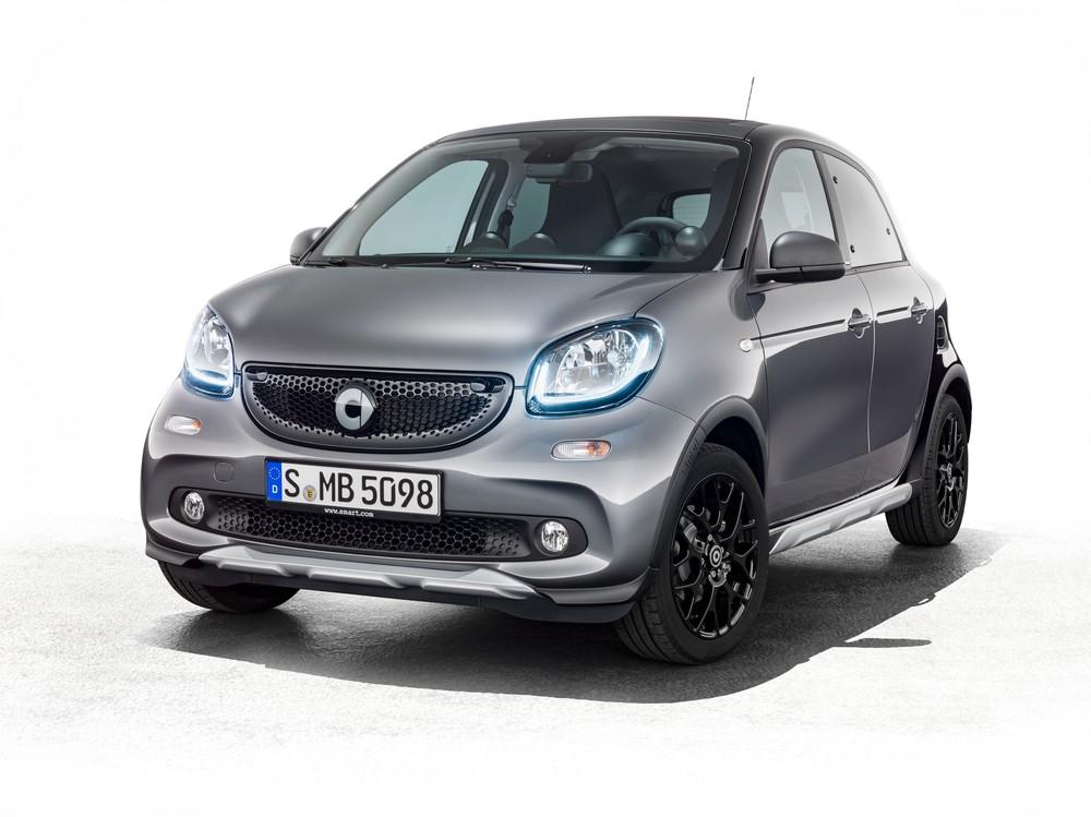 «Внедорожному» компакт-кару Smart ForFour уменьшили клиренс