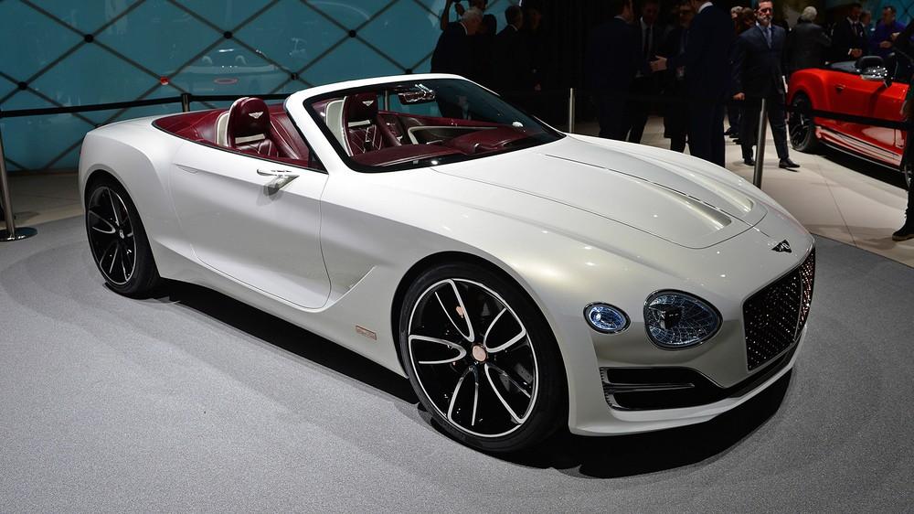Компания Bentley представила концептуальный кабриолет с электроприводом