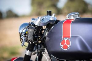 2017 Moto Guzzi Breva 750 Moto-Saki by Natalie Fleetwood