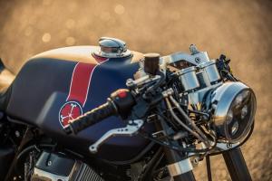 2017 Moto Guzzi Breva 750 Moto-Saki by Natalie Fleetwood