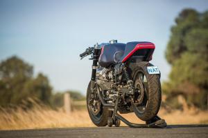 2017 Moto Guzzi Breva 750 Moto-Saki by Natalie Fleetwood
