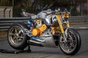 Ortolani Customs: нео кафе рейсер Ducati 1199 Panigale S