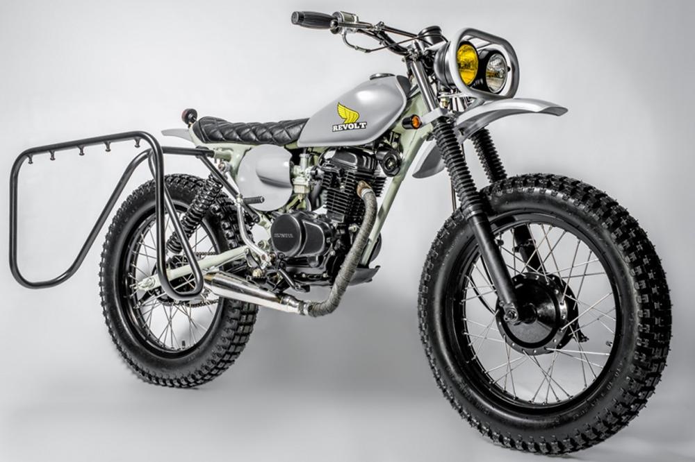 Revolt Cycles: скрэмблер Honda XL100 Lantuag