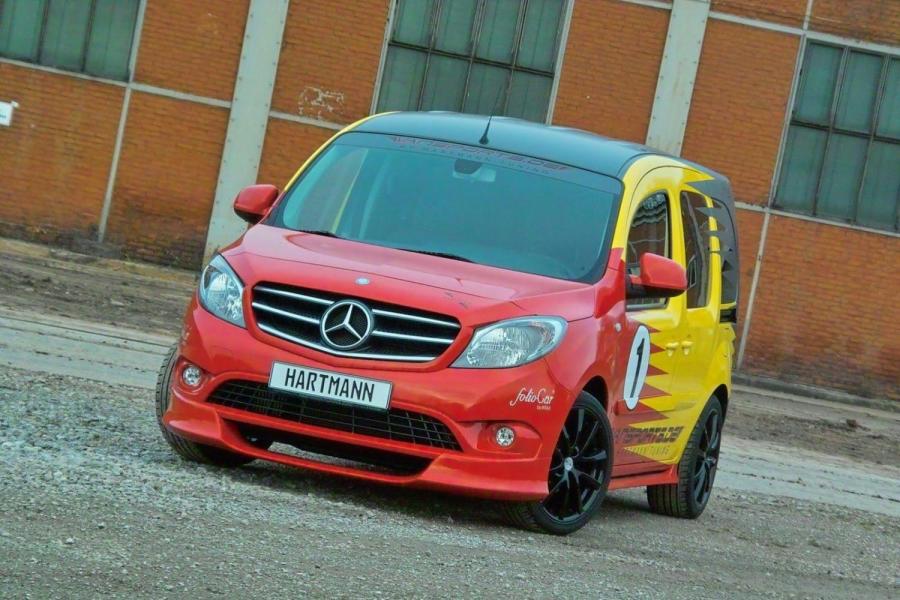 Фургон Mercedes-Benz Citan подвергся модернизации в ателье Hartmann