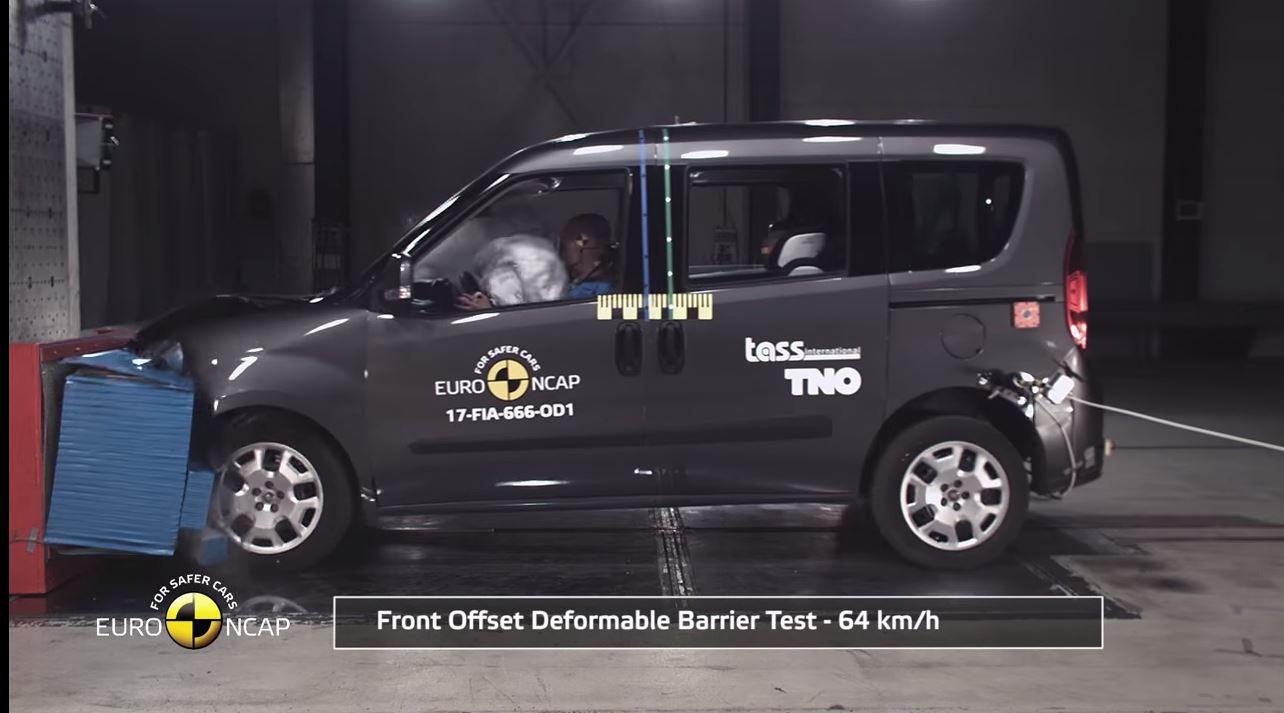 Результаты новых краш-тестов Euro NCAP: Fiat Doblo
