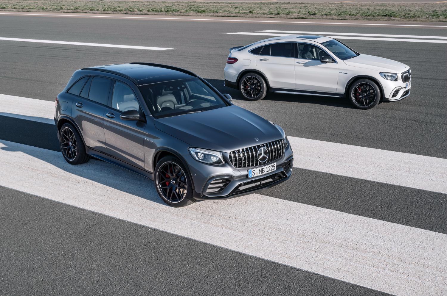 Кроссоверы Mercedes-Benz GLC и GLC Coupe оснастили би-турбированным двигателем V8