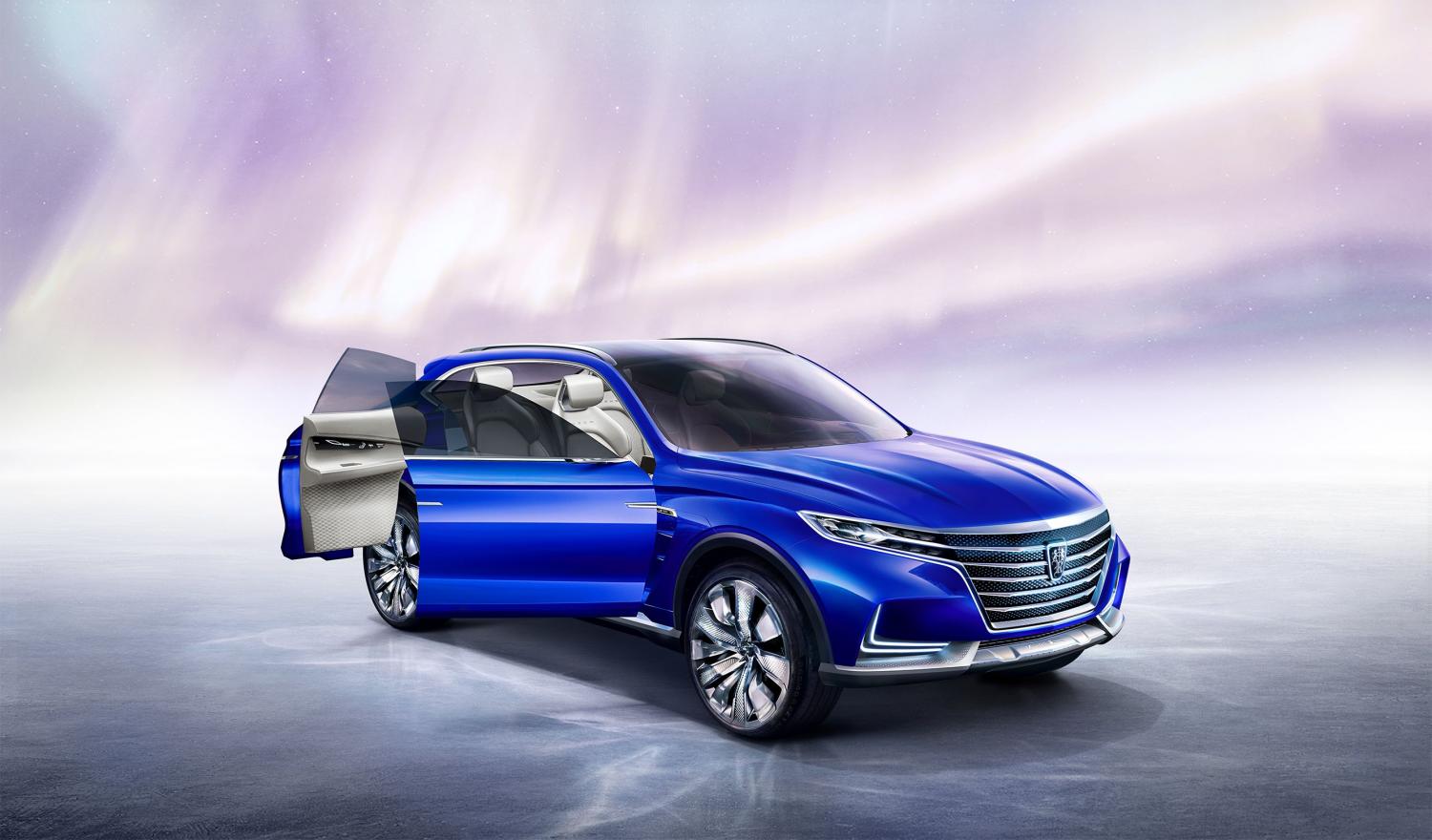В Шанхай прибыл премиальный электрический кроссовер Roewe