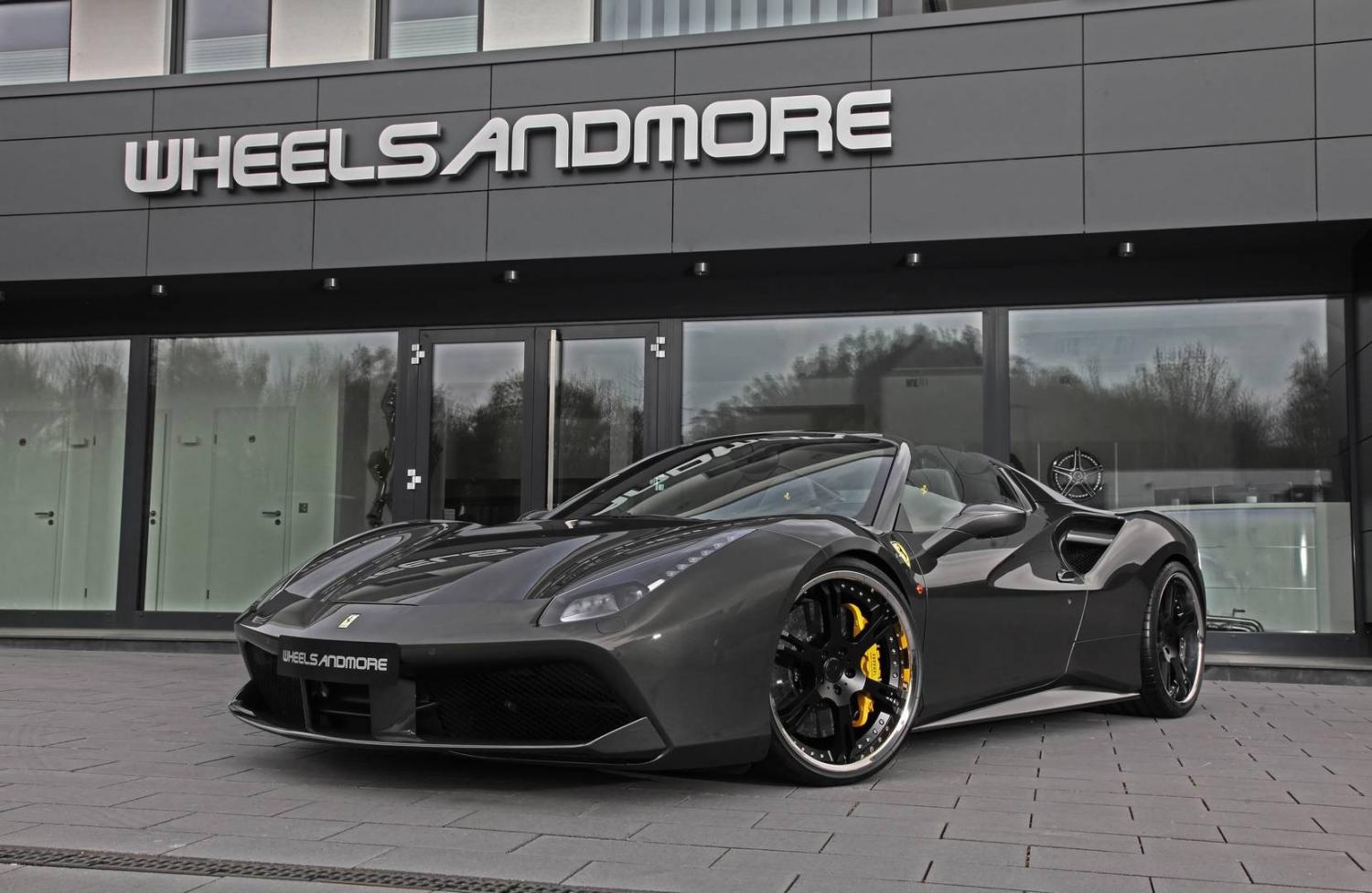 Спорткар Ferrari 488 Spider получил заряд мощности в ателье Wheelsandmore