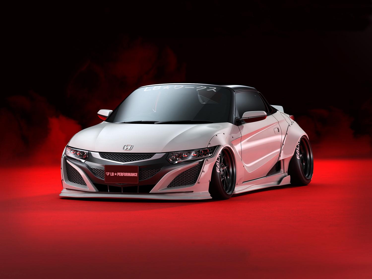Представлен новый тюнинг-кит для родстера Honda S660 от ателье Liberty Walk