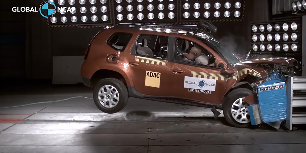 Индийский Renault Duster не справился с британским краш-тестом