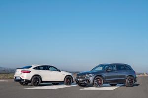 Кроссоверы Mercedes-Benz GLC и GLC Coupe с би-турбированным двигателем V8