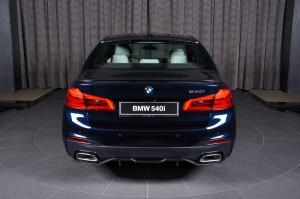 2017 BMW 540i in Carbon Black M Performance by Abu Dhabi Motors