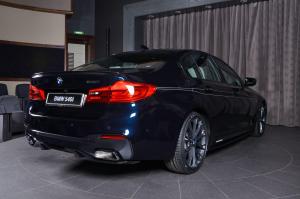 2017 BMW 540i in Carbon Black M Performance by Abu Dhabi Motors