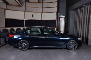 2017 BMW 540i in Carbon Black M Performance by Abu Dhabi Motors