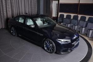 2017 BMW 540i in Carbon Black M Performance by Abu Dhabi Motors