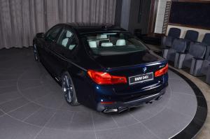 2017 BMW 540i in Carbon Black M Performance by Abu Dhabi Motors