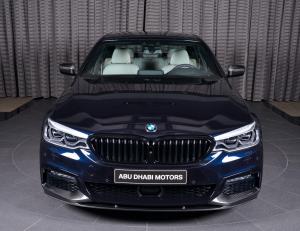 2017 BMW 540i in Carbon Black M Performance by Abu Dhabi Motors