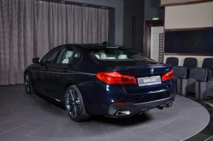 2017 BMW 540i in Carbon Black M Performance by Abu Dhabi Motors