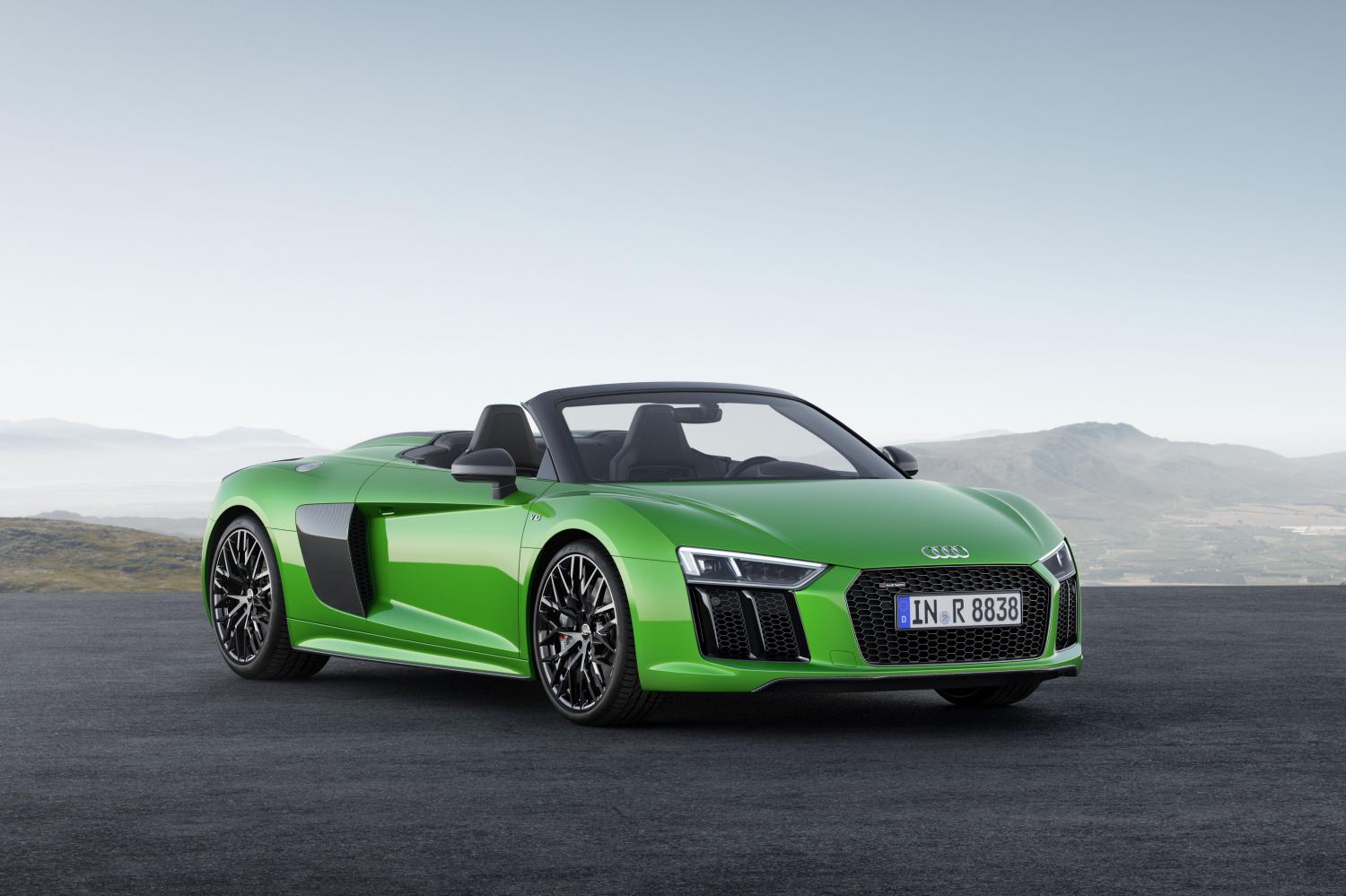 Рассекречен родстер Audi R8 V10 Spyder Plus