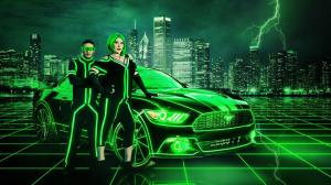 2015 Ford Mustang V6 Tron by Apex Customs
