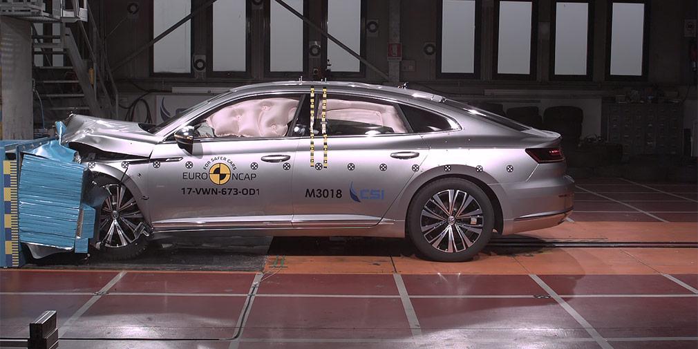 Лифтбэк Volkswagen Arteon успешно справился с краш-тестами Euro NCAP