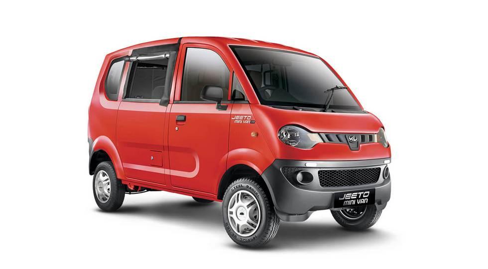 Представлен супербюджетный минивэн Mahindra Jeeto