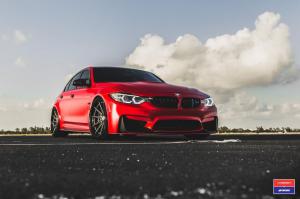 2017 BMW M3 Sedan X Work on Vossen Wheels (VWS-1)