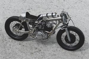 Beautiful Machines: заряженный кастом Yamaha SR400 Praying Mantis